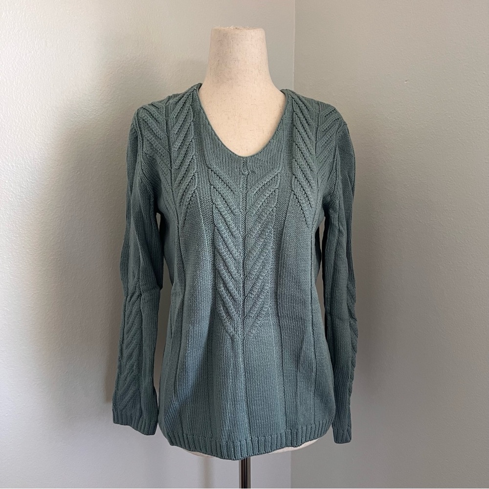 Colette Mordo for Sadimara Wool Blend Cable Knit Sweater. Size S